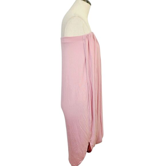 Free People Daphne Skirt Knit Convertible Dress Pink S FP Beach Boho Minimalist - Picture 4 of 9
